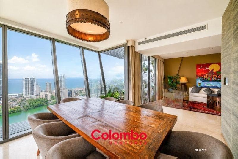 ALTAIR - 4 Room Sloping Sea View Fully Furnished Luxury Apartment for RENT - Colombo 2 (AR-223)