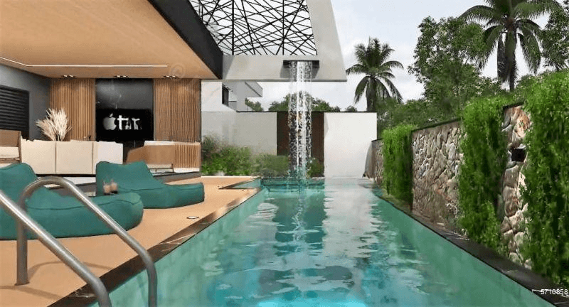 Super Luxury Bungalow Construction in Kandy / Rs. 31.1 million / Private Pool
