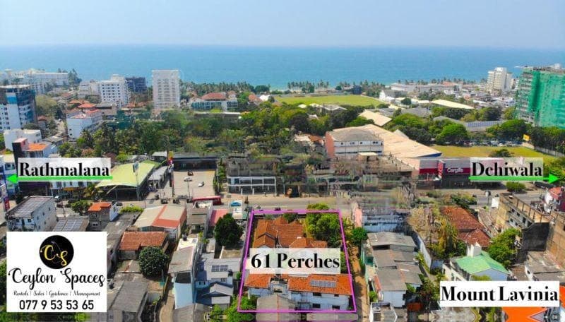 61 Perch Galle Road Frontage Rectangle Plot (Opposite Glomark Mall)
