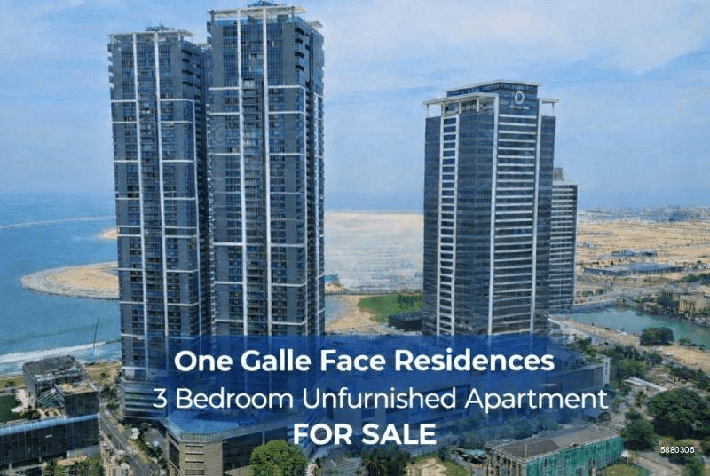 One Galle Face Residencies – 3 Bedroom Luxury Apartment FOR SALE