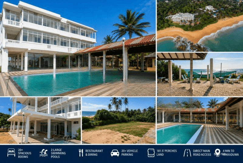 Exceptional Beachfront Hotel Investment – Hikkaduwa, Sri Lanka