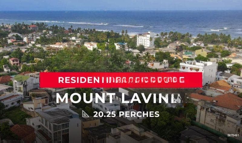 Land for Sale - Mount Lavinia | LKR 60,750,000