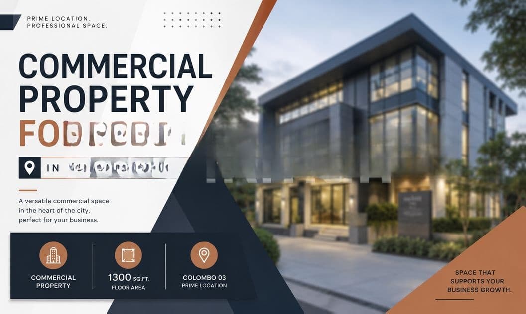 (NCR737) Commercial Property for Rent in Colombo 03