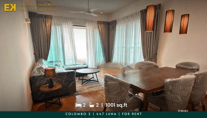 2 Bedroom Apartment For Rent in 447 Luna | Fully Furnished | 1001 sq.ft | EK-1294
