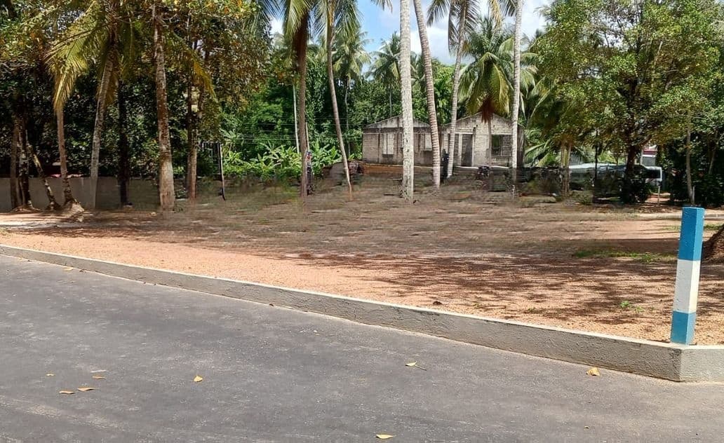 එයාපෝට් පාරට මුහුණළා දෙවළපොළින් බිම්කොටස්