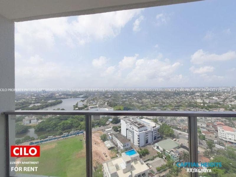 2bedrooms furnished Capital Heights Rent - Rajagiriya