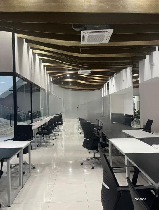 25 Seater Furnished Partitioned Office Space in Commercial Building for Rent in Galle Road Colombo 4