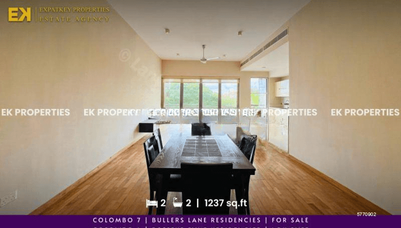 2 Bedroom Apartment For Sale | Bullers Lane Residencies | 1237 sq.ft | EK-1266