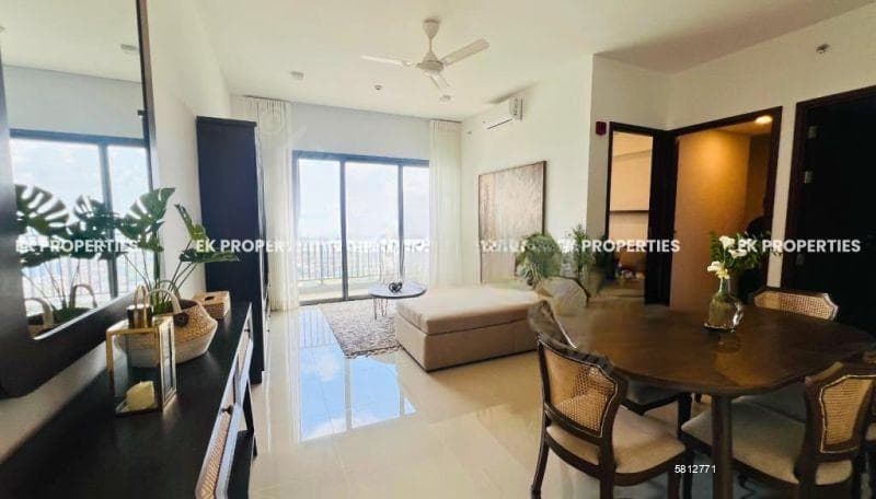 3 Bedroom Apartment For Rent | Trizen - Tower 3 | Fully Furnished | Colombo 2 | 1041 sq.ft | Above 50th Floor | EK-1335