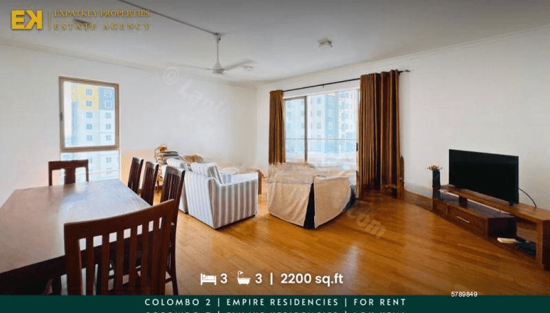 3 Bedroom Apartment For Rent in Empire Residencies | Fully Furnished | Above 25th Floor | EK-1301