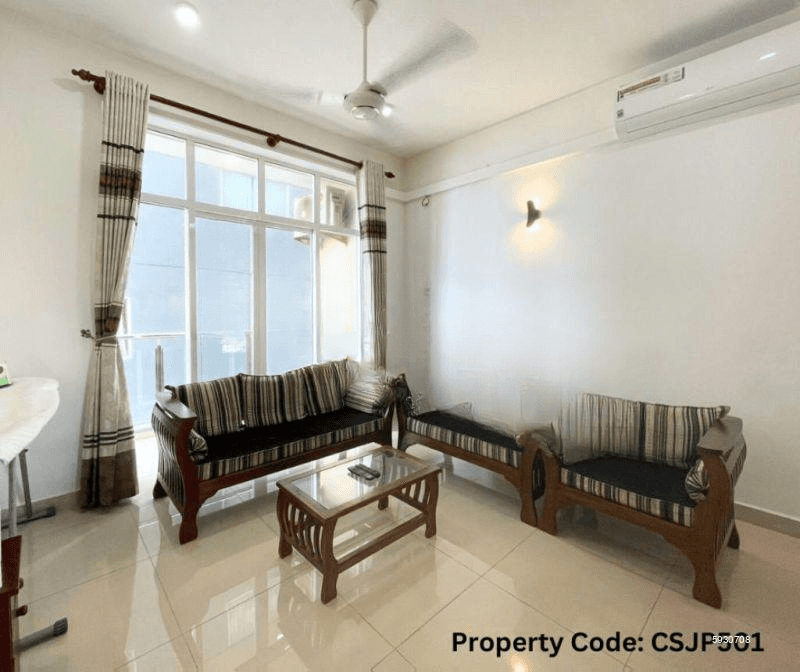 Short-Term Furnished Apartment in Wellawatte. (Property Code: CSJP5001)