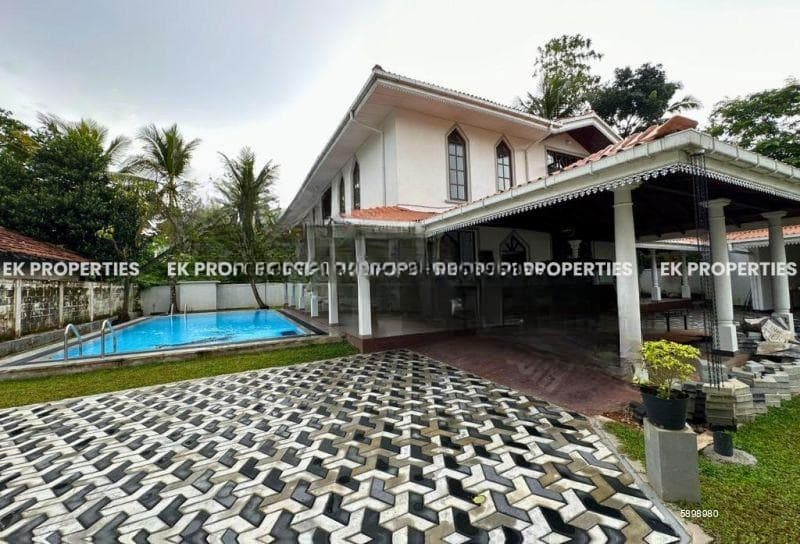 3 Bedroom House For Rent in Battaramulla | Swimming Pool | Spacious Garden | 2 Floors | EK-1027