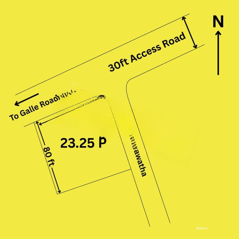 Prime 23.25 Perch Residential Land for Sale in Katubedda, Moratuwa | SL14727