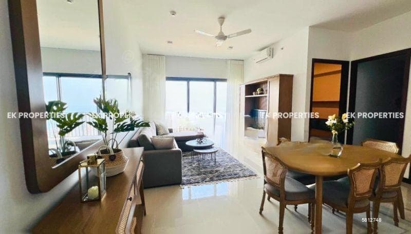 3 Bedroom Apartment For Rent in Trizen, Tower 1 | Furnished | Colombo 2 | 1020 sq.ft | Above 45th Floor | EK-1334