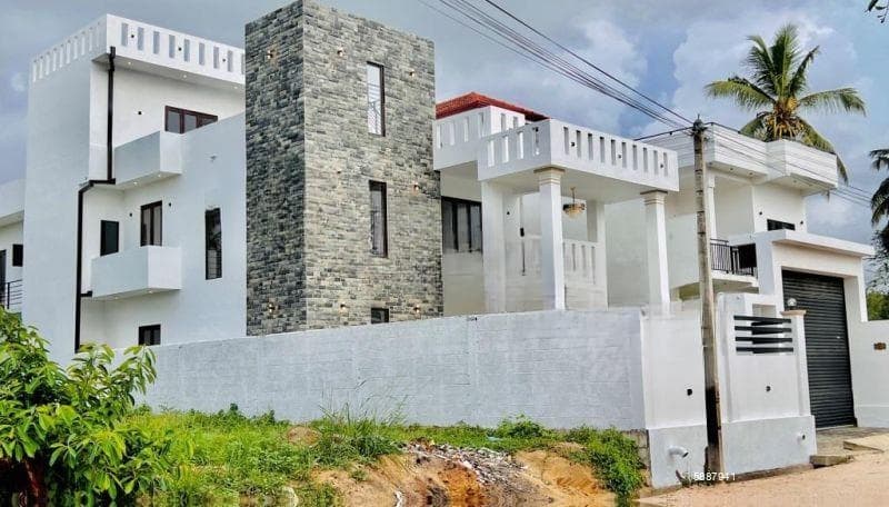 Box Modern Designs 4 Bed Rooms Luxury House For Sale In Negombo (Kadirana)
