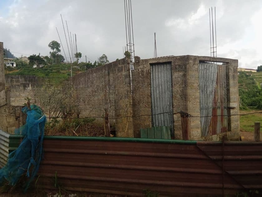 Land with a Half-Built House for Sale in Nuwara Eliya