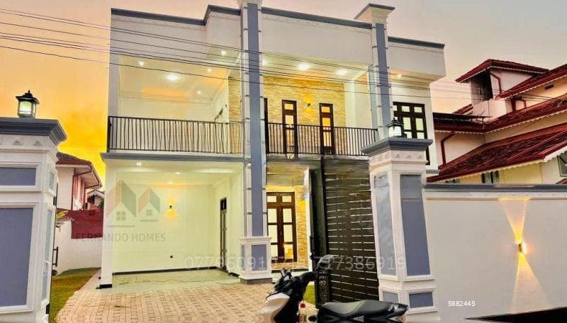 5 Bed Rooms Newest Modern Box All Completed House For Sale In Negombo