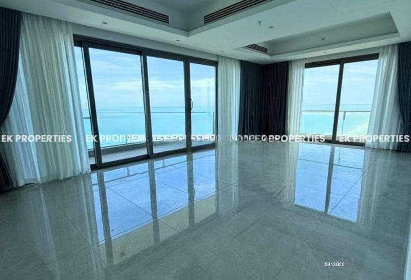 606 The Address - Biggest 3 Bedroom Apartment For Sale | Top Floor Sea and City View | 2400+ sq.ft | EK-1496