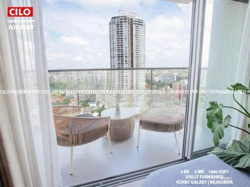 Iconic Galaxy 3 bedrooms nicely designed furnished apartment for rent - Rajajgiriya