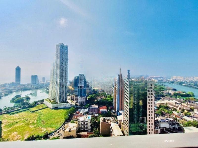 2 bedrooms ~ brand new ~ Unfurnished sea view apartment at Trizen available for sale ~Colombo 2