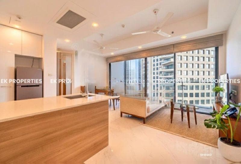 2 Bedroom Furnished Apartment For Rent in Capitol Twin Peaks, Colombo 2 | Above 25th Floor | EK-1452