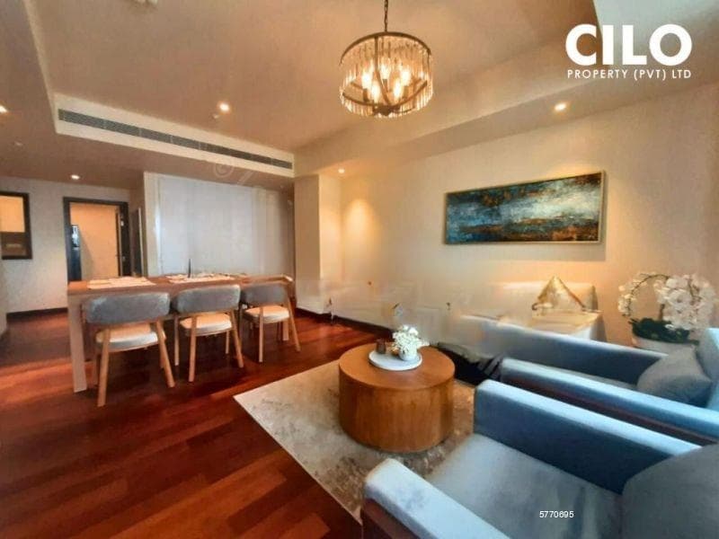 2 bedrooms furnished Cinnamon life apartment at Colombo 2 sale