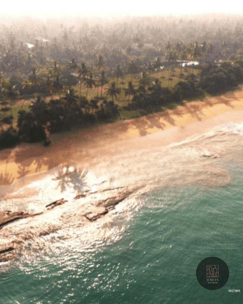 Prime Beachfront land for sale in Kosgoda