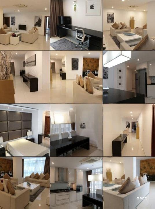 Platinum One Suites/furnished/03beds/for rent in Colombo - 03/Kolpity.
