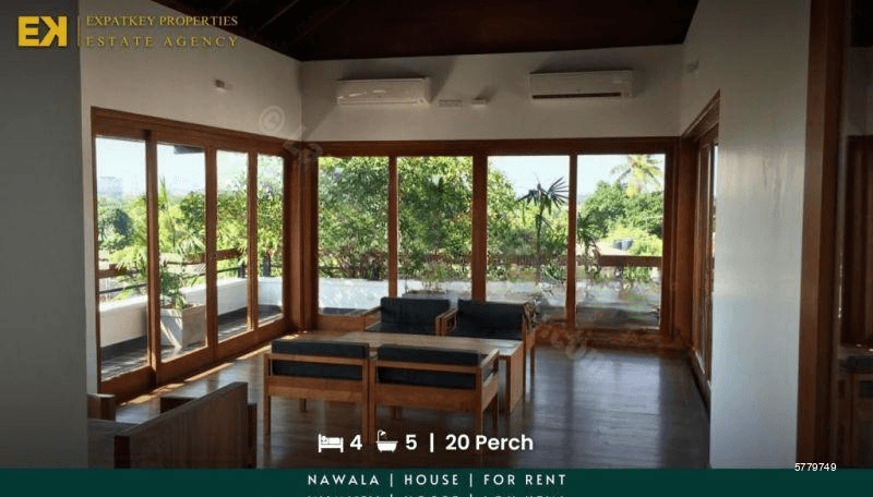 4 Bedroom House For Rent | Nawala | 20 Perches | Swimming Pool | EK-1289
