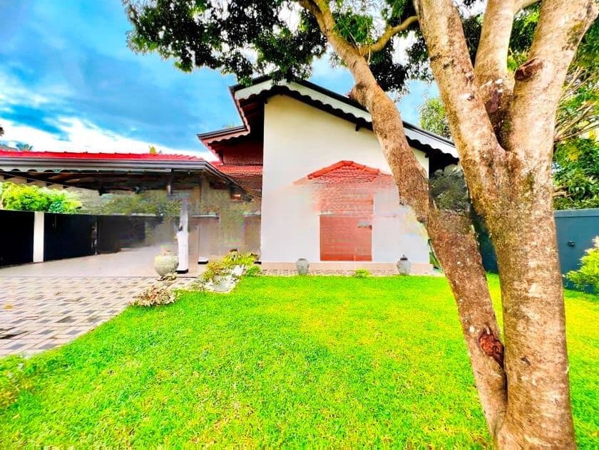 Single Story Completed House with 14.5 P Land For Sale Negombo