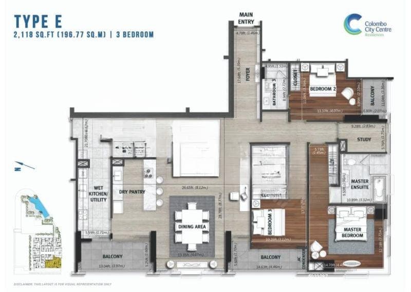 Apartment for sale at CCC