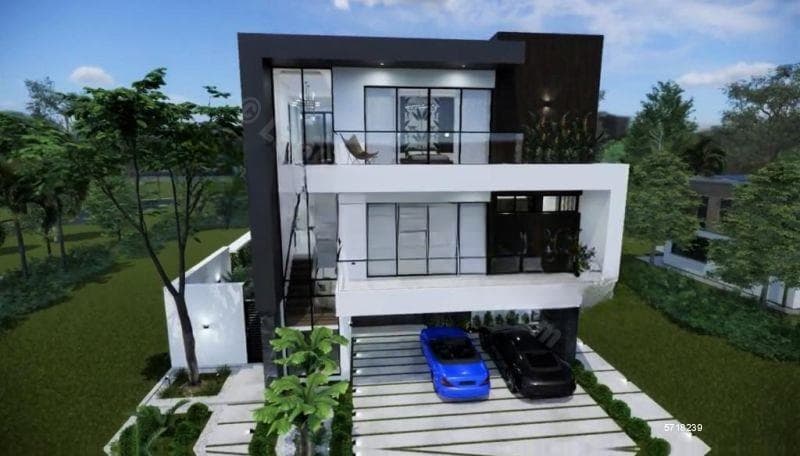 4 Bedroom Luxury House Construction in Battaramulla / Rs. 40.25 million / Rs. 402 Laks (Construction Cost)