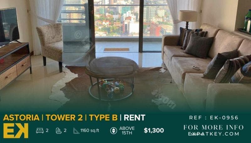 2 Bedroom Apartment For Rent in Astoria | Colombo 03 | EK-0956