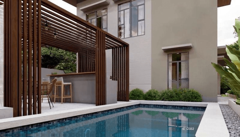 Pool / 3 BR House Construction in Mount Lavinia / Rs. 23.6 million / 78800 USD / 59100 GBP /AUD / Rs.236 Laks