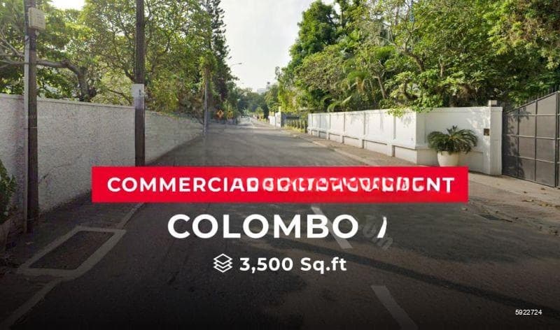 Commercial Property for Rent - Colombo 07 | LKR 1,500,000