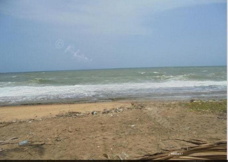 On the beach land for sale in Negambo ( Reef edge hotel area ) -Code Add 488