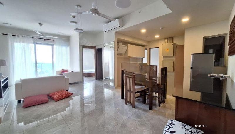 2 bedrooms furnished special layout at Capital Height Rajagiriya for sale